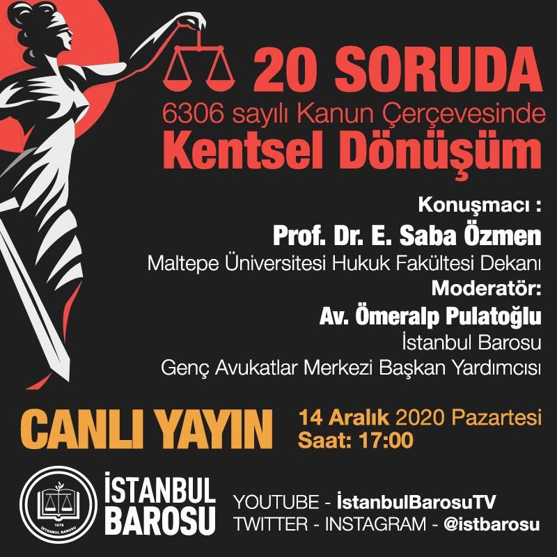 Urban Regeneration under Law No. 6306 in 20 Questions — Poster