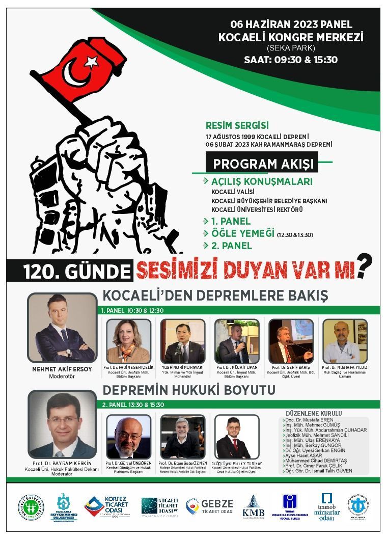 The Legal Dimension of the Earthquake — Kocaeli Looks Back, 120 Days On — Poster