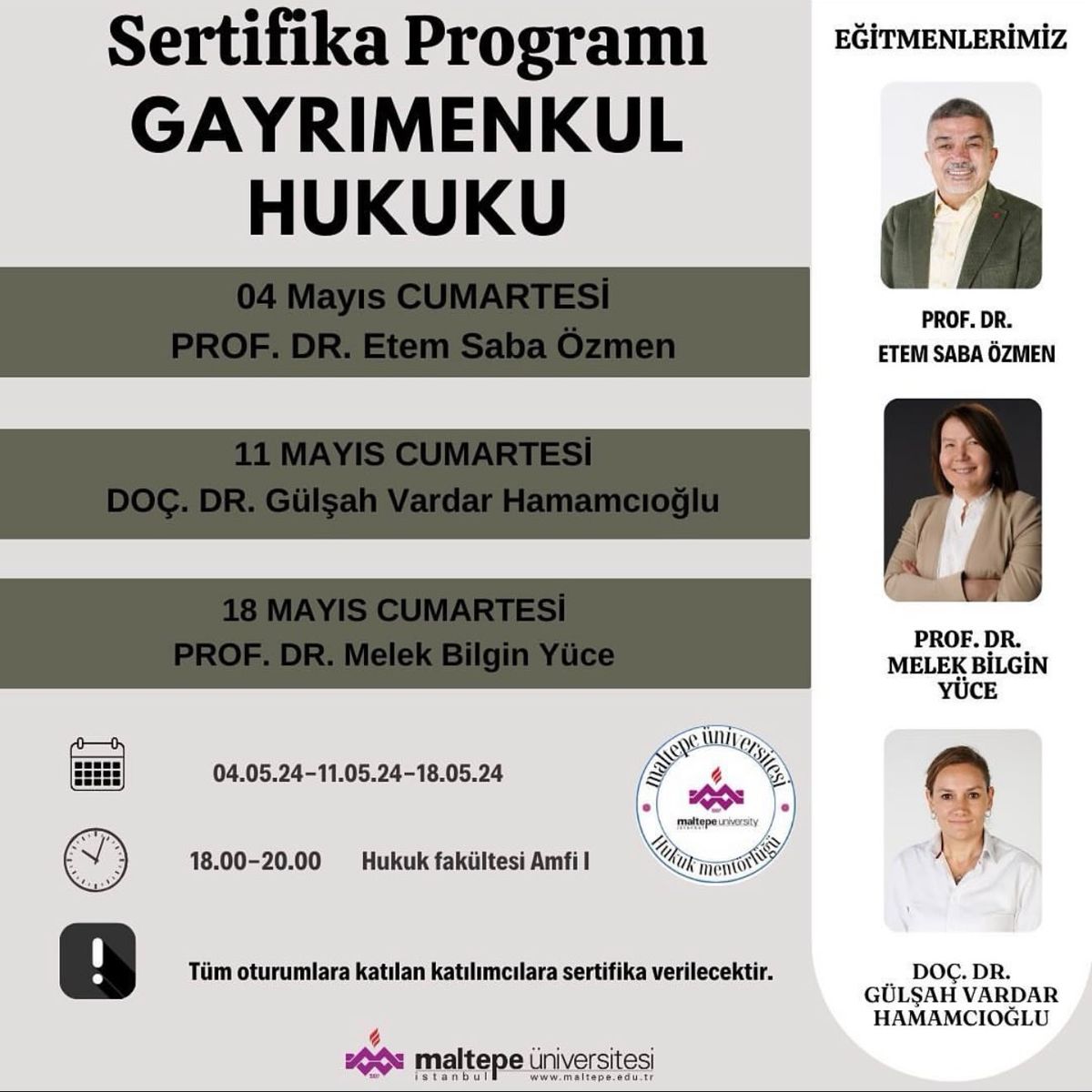 Certificate Programme in Real Estate Law — Poster