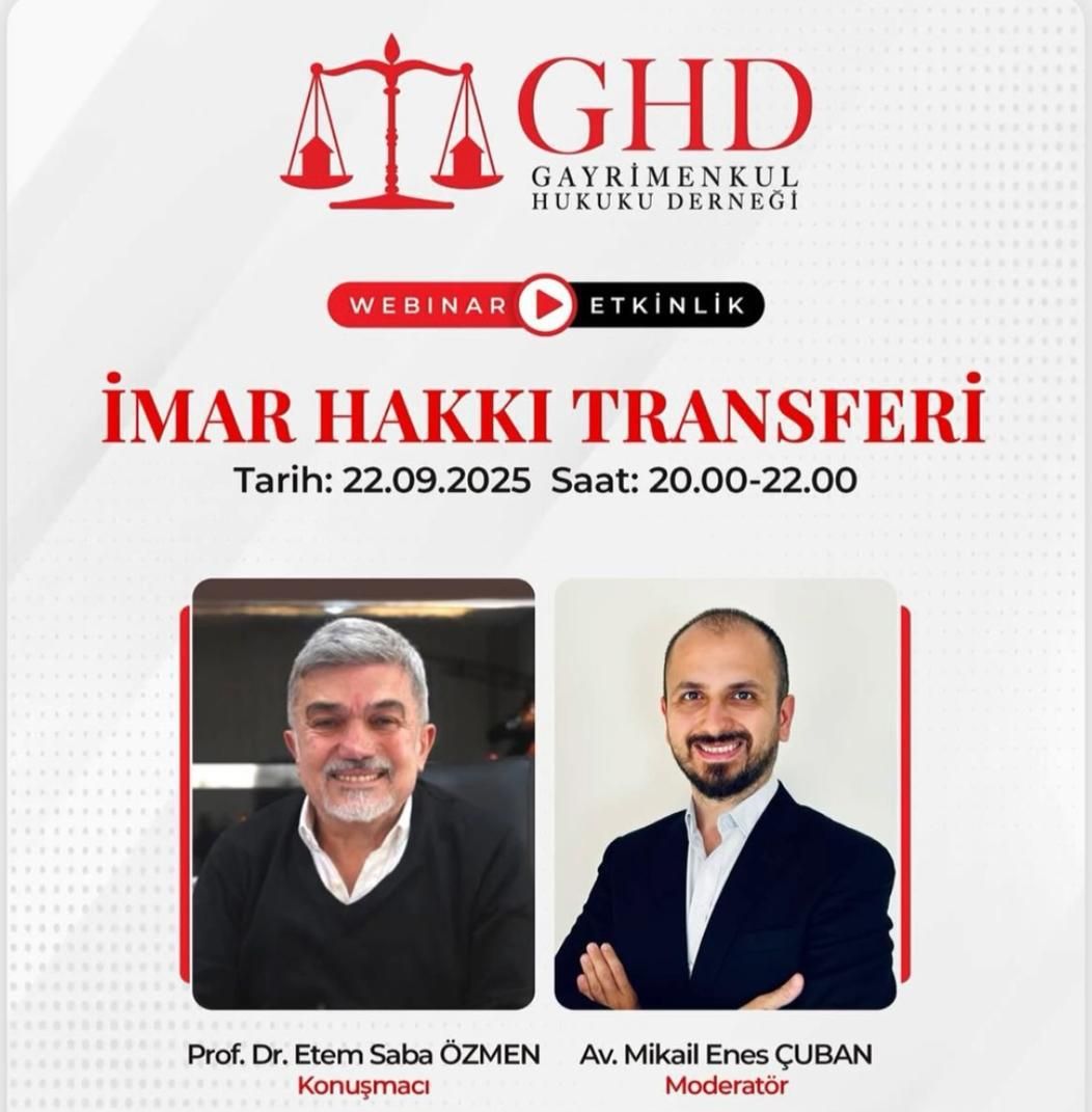 Transfer of Development Rights — Real Estate Law Association Webinar — Poster