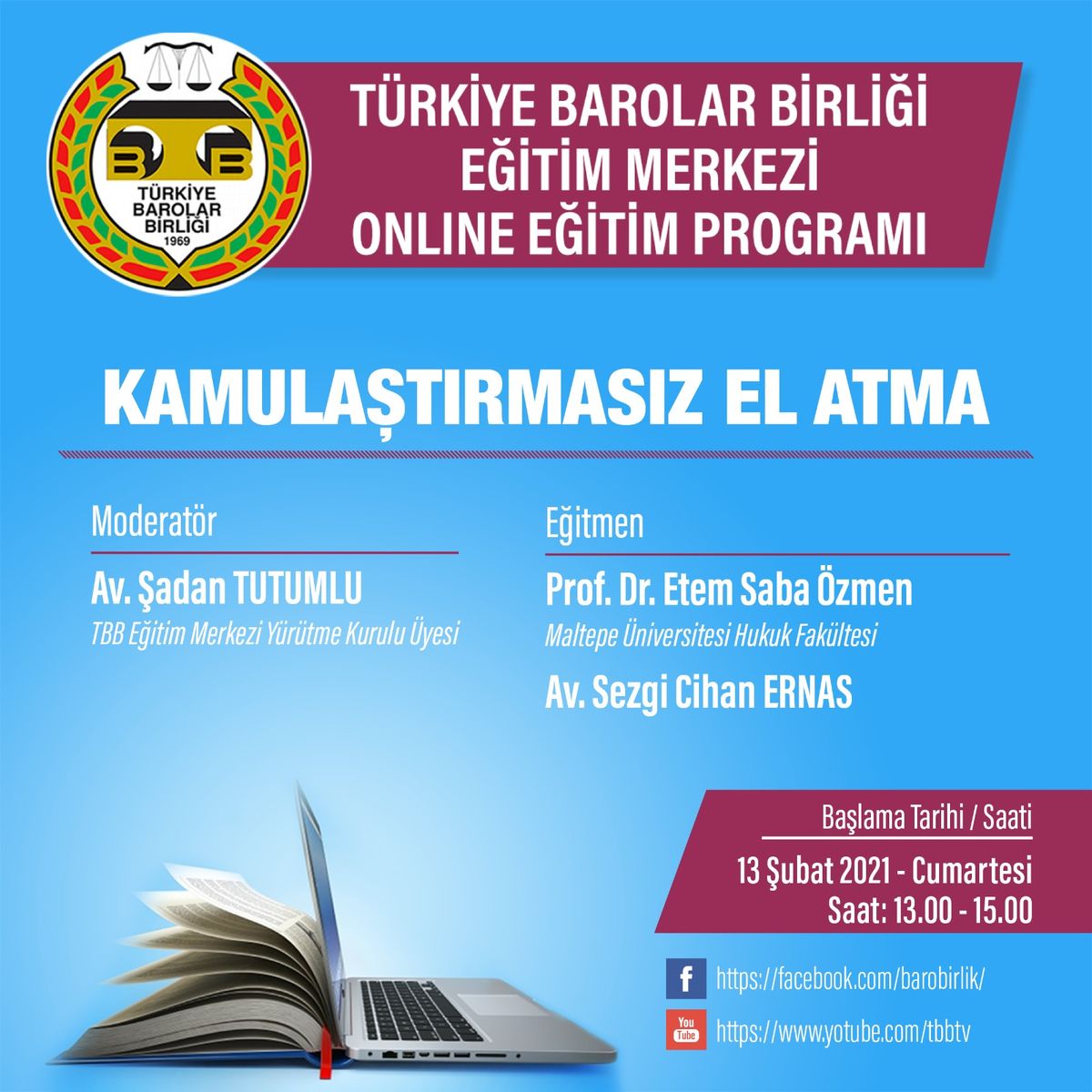 Faktische Enteignung (Online-Kurs der TBB) — Plakat
