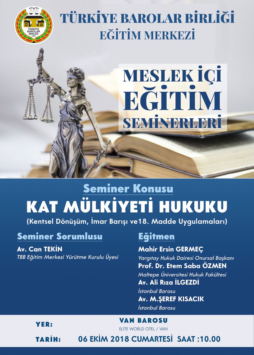 Condominium Law: Regeneration, Zoning Amnesty and Article 18 Readjustment (Van Bar) — Poster