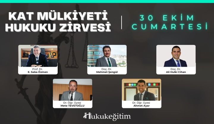 Kat Mülkiyeti Hukuku Zirvesi (Hukukeğitim) — Afiş