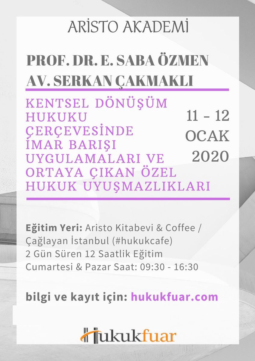 Zoning Amnesty in Urban Regeneration Law and the Resulting Private-Law Disputes (Aristo Academy) — Poster