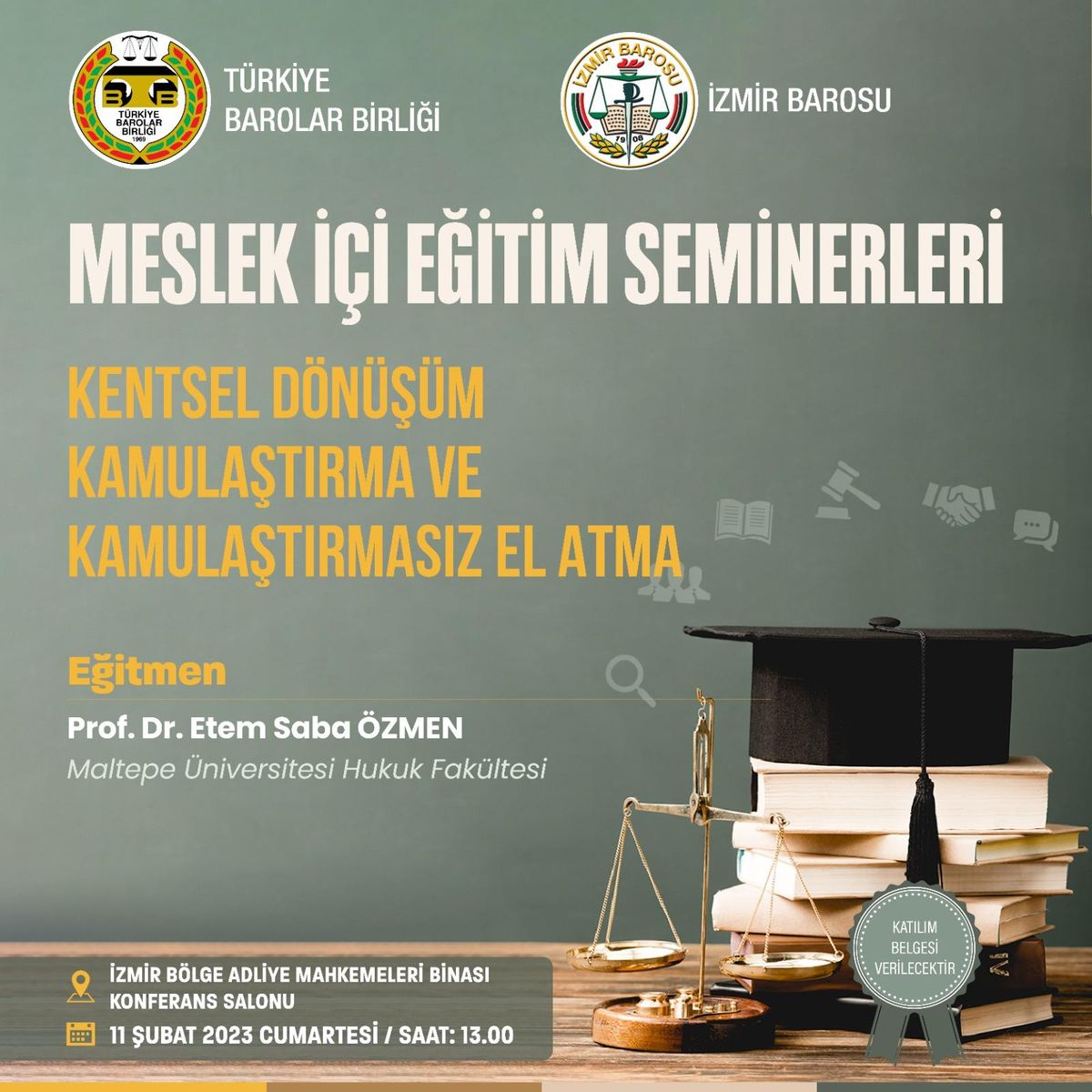 Urban Regeneration, Expropriation and De Facto Expropriation — Professional Training Seminar — Poster