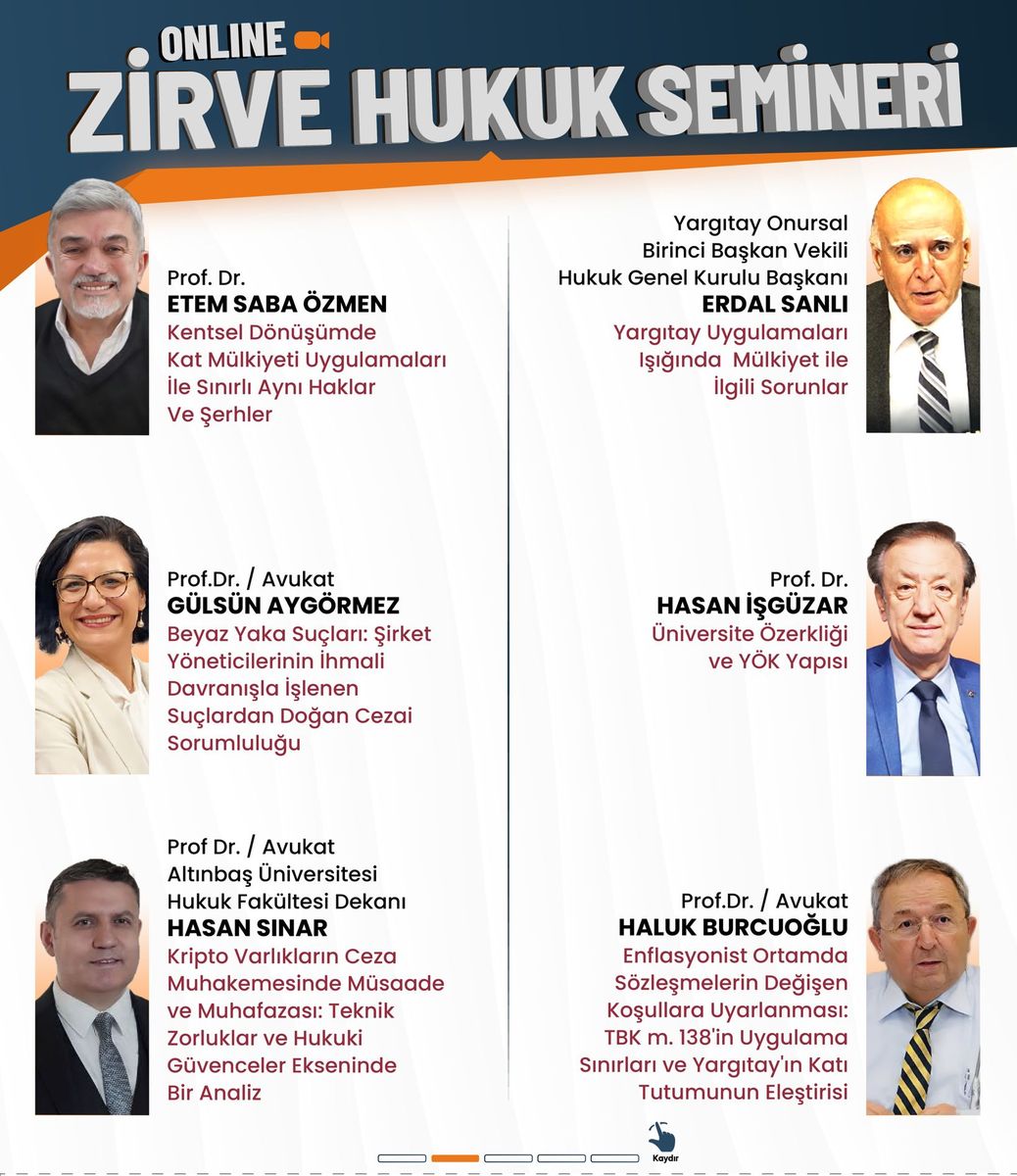 Online Summit Law Seminar — Condominium Practice in Urban Regeneration — Poster