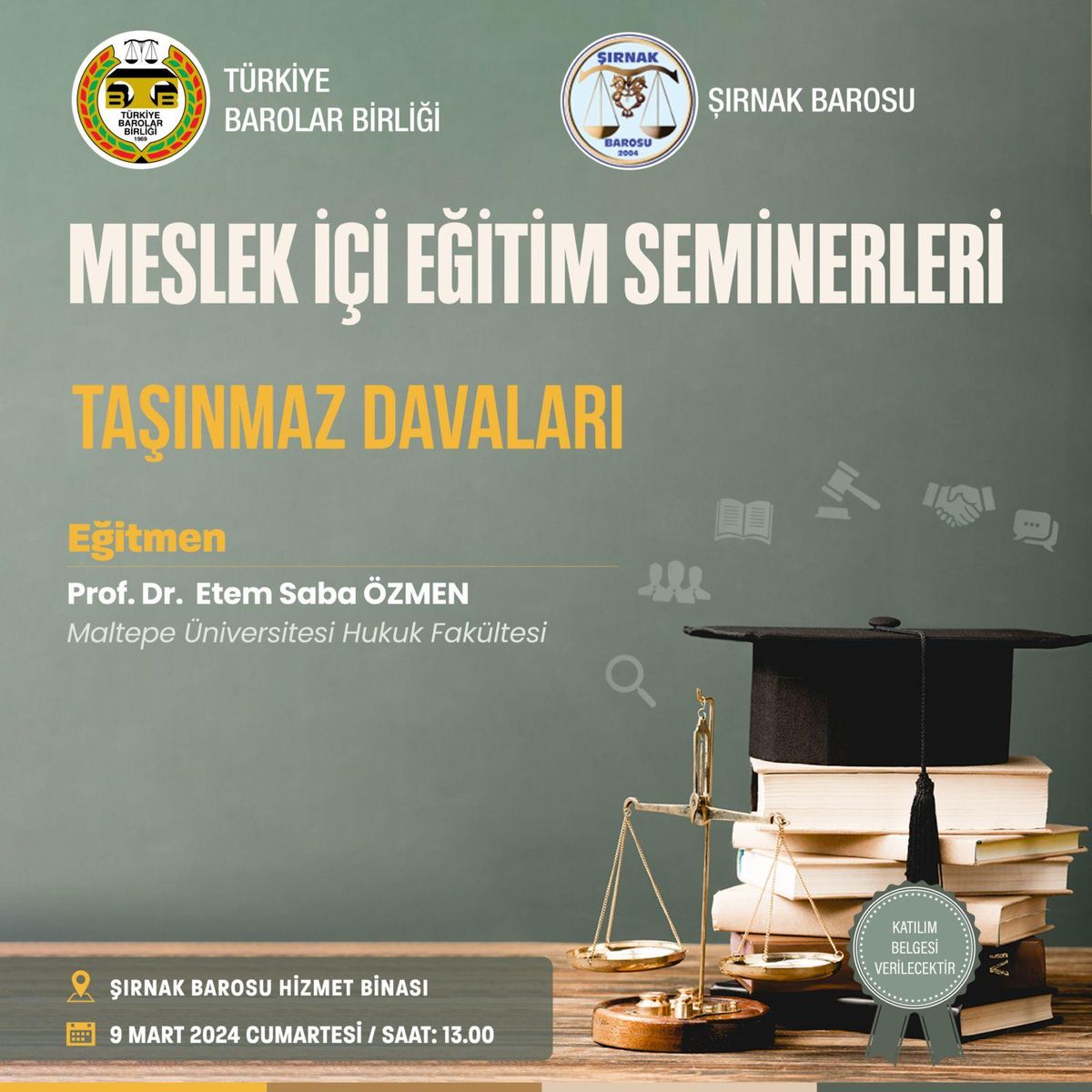 Real Property Litigation — Professional Training Seminar — Poster
