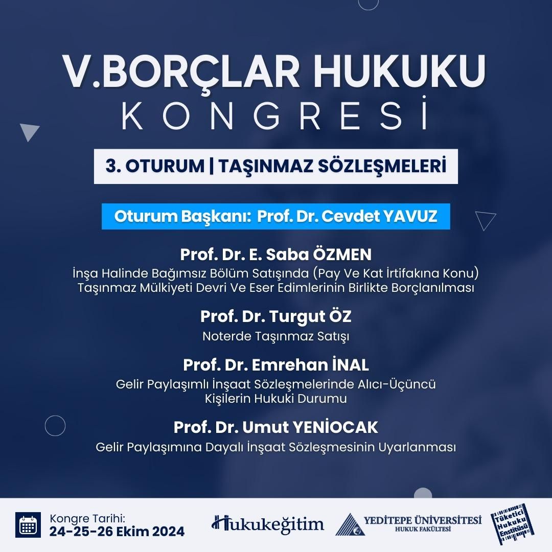 5th Congress of the Law of Obligations — Session 3: Real Property Contracts — Poster